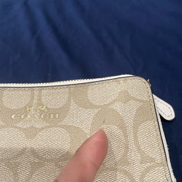 Coach Double corner zip wristlet - Picture 6 of 8